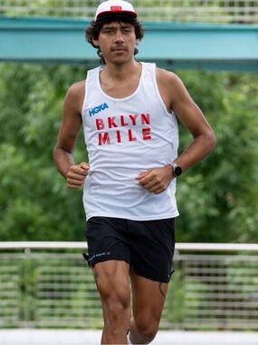 Hoka BKLYN MILE Limited Edition Boston Marathon 2024 Tank Top Running XL EUC